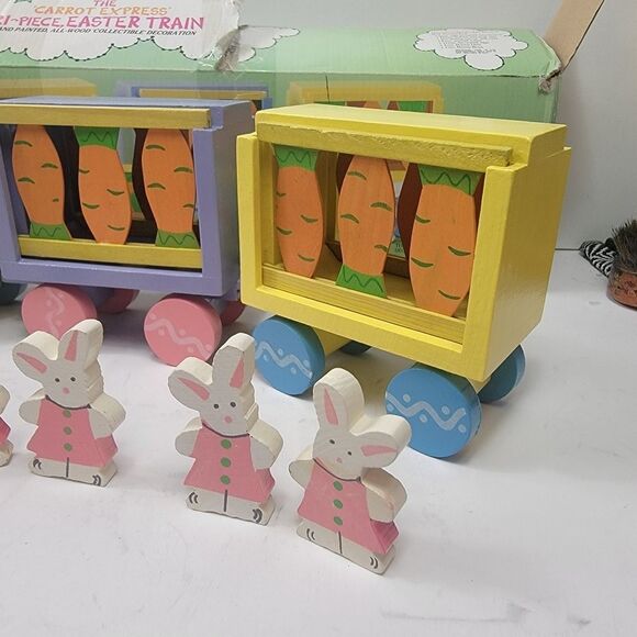 The Carrot Express Easter Train By Sue Dreamer *INCOMPLETE - Picture 6 of 8